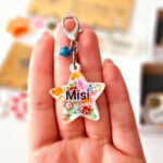 پلاک سگ و گربه فیمو ستاره (3cm) کد 034