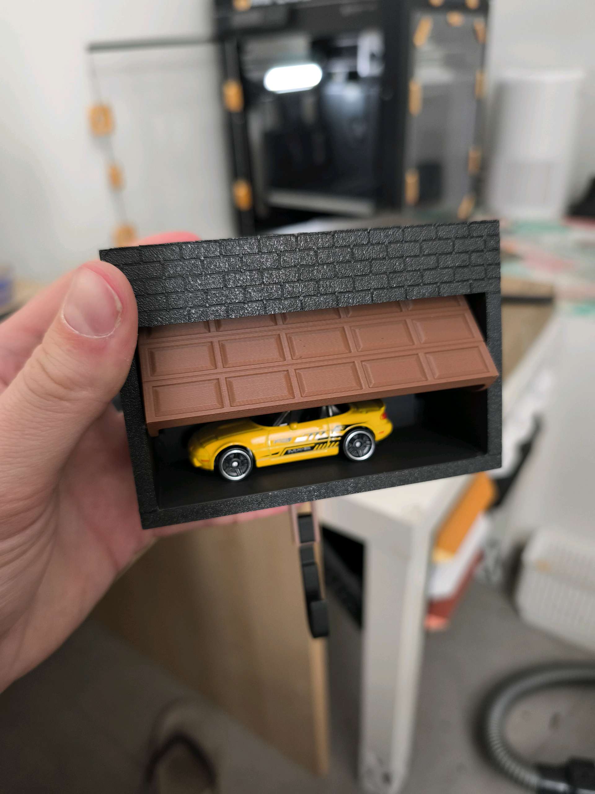 جا کلیدی ماشین مدل گاراژ طرح آجری کد 212 - Image 2