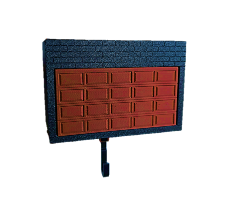 جا کلیدی ماشین مدل گاراژ طرح آجری کد 212