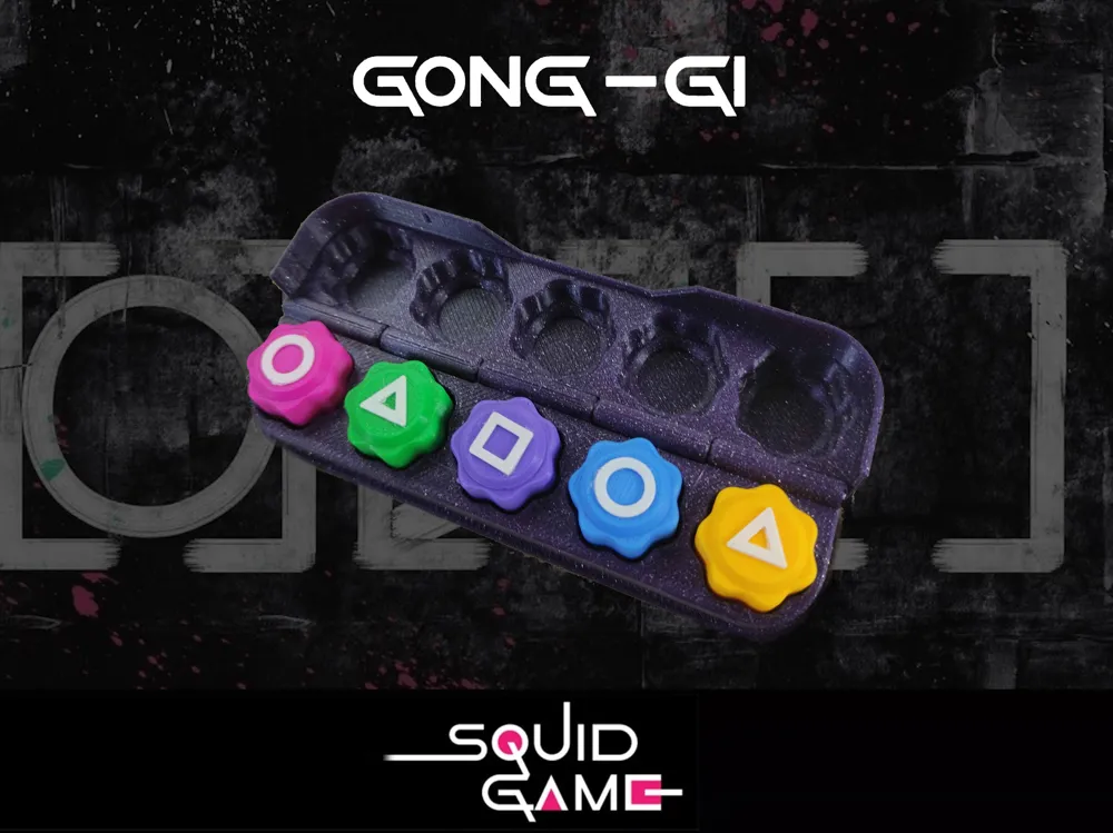 بازی گونگی اسکوییدگیم با جعبه تاشو Gonggi Squid Game کد266 - Image 2