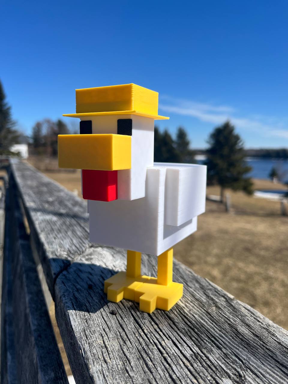 فیگور مرغ ماینکرافت با کلاه کد265 - Image 4