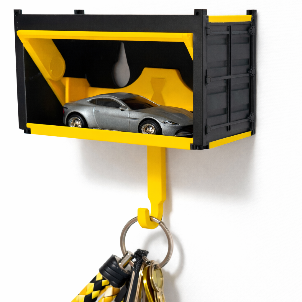 جاکلیدی دیواری ماشین طرح گاراژ کد 283